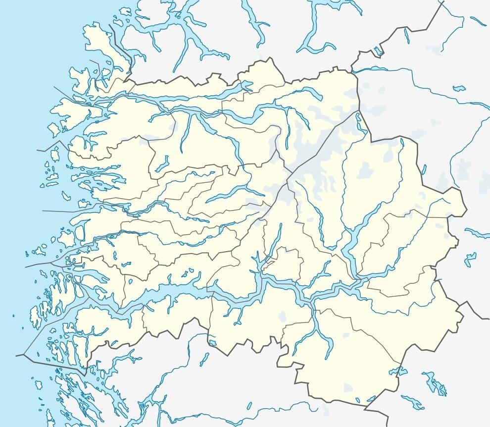 Mapa de vells Noruega