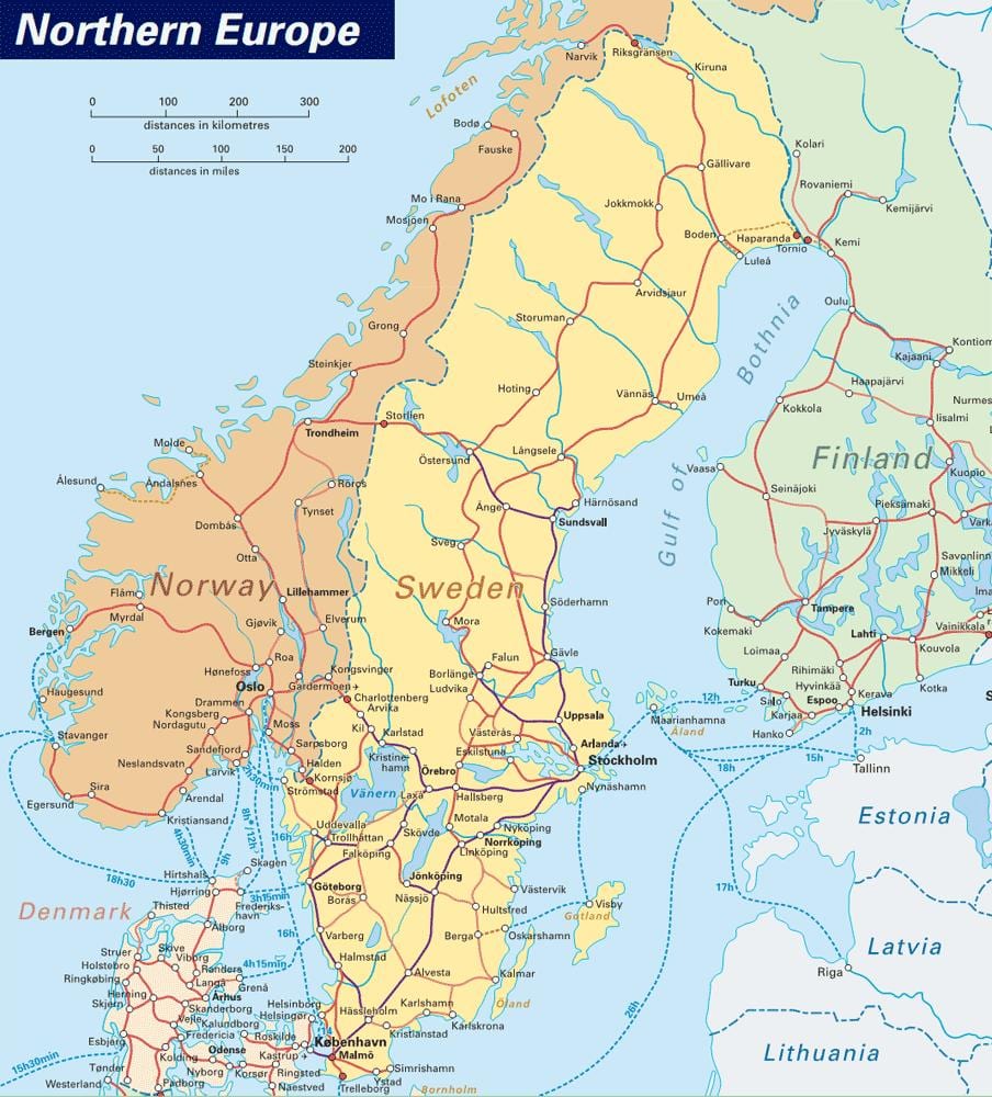 mapa narvik Noruega