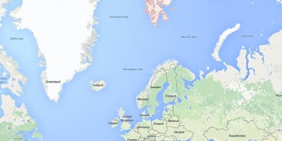 Spitsbergen Noruega mapa