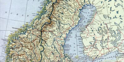 Mapa de l'antiga Noruega