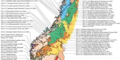 Mapa geològic de Noruega