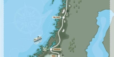 Càmping Noruega mapa